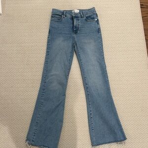 Frame Denim Light Blue Wide Leg Jeans
